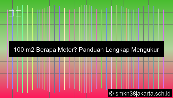 100 M2 Berapa Meter