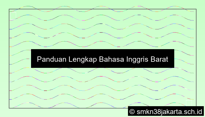 Bahasa Inggris Barat