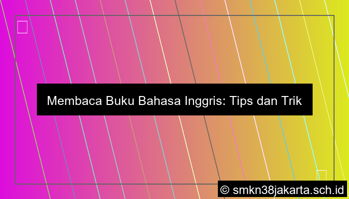 Bahasa Inggris Membaca Buku