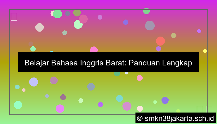 Barat Bahasa Inggris