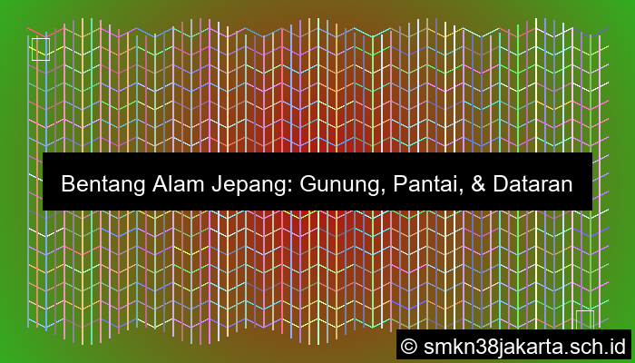 Bentuk Muka Bumi Jepang
