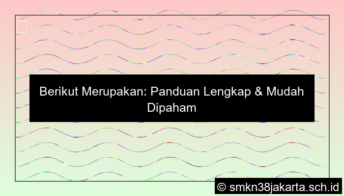 Berikut Merupakan