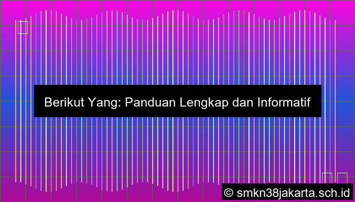 Berikut Yang