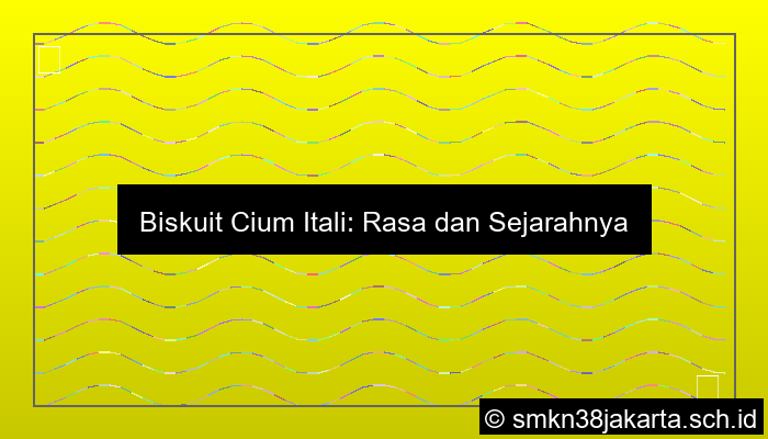 Biskuit Cium Itali