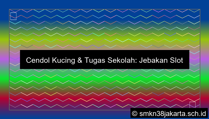 Cendol Kucing Sebar Slot Online Lewat Tugas Sekolah