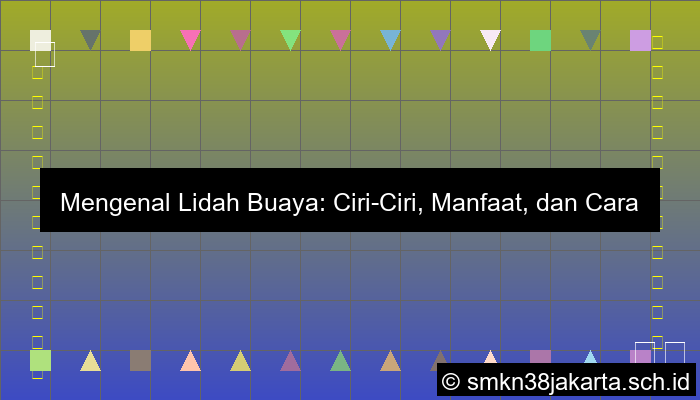 Ciri Ciri Lidah Buaya