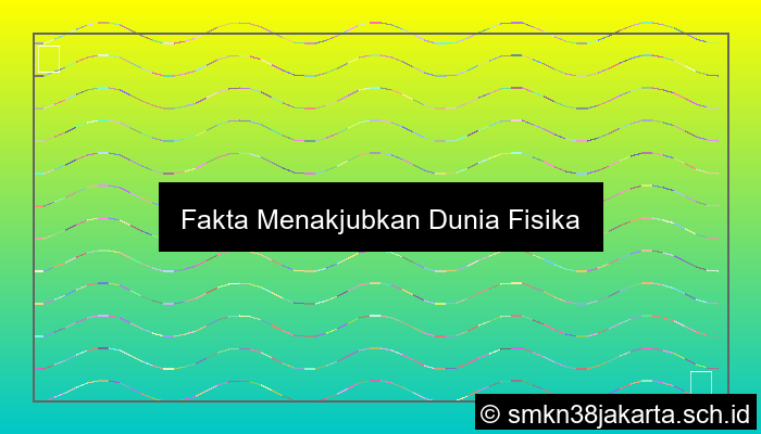 Contoh Fakta Dalam Fisika