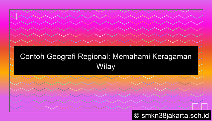 Contoh Geografi Regional