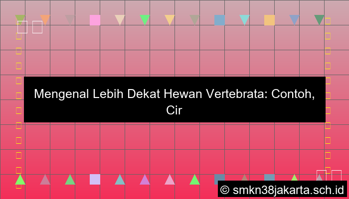 Contoh Hewan Vertebrata