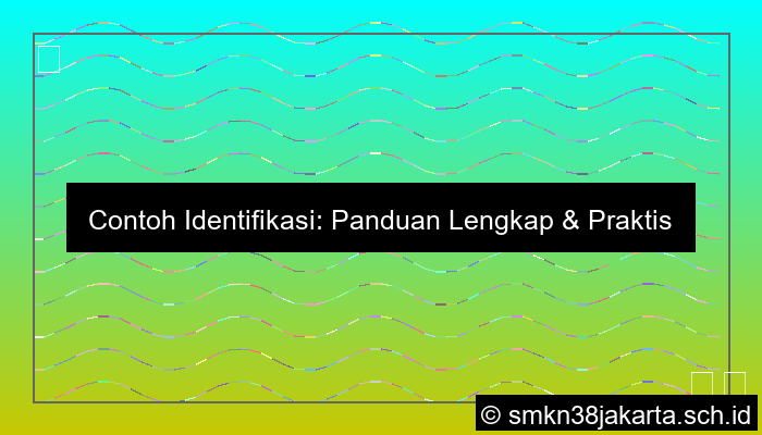 Contoh Identifikasi