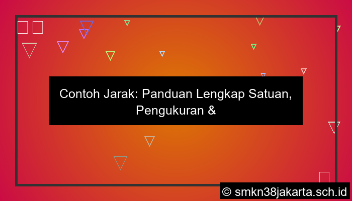 contoh jarak