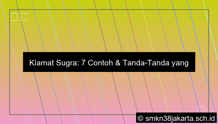 Contoh Kiamat Sugra