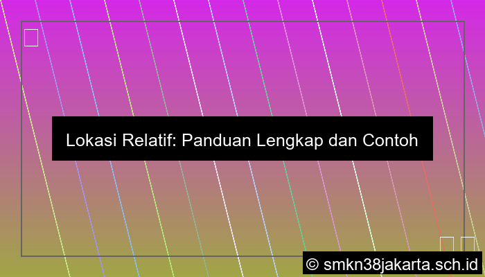 Contoh Lokasi Relatif