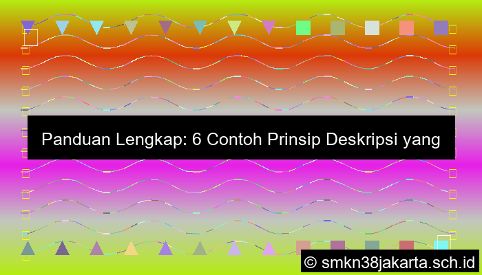 Contoh Prinsip Deskripsi