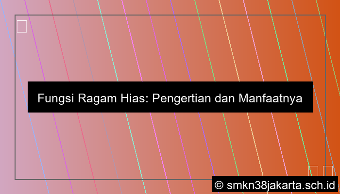 Fungsi Ragam Hias