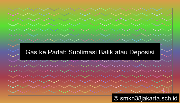 Gas Ke Padat Disebut