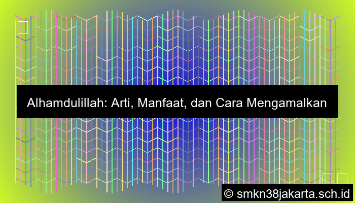 Jawaban Alhamdulillah