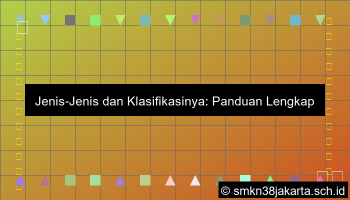 Jelaskan Jenis Jenis