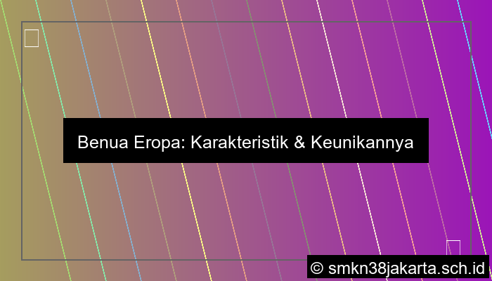 Karakteristik Benua Eropa