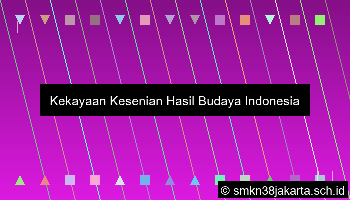 Kesenian Hasil Kebudayaan