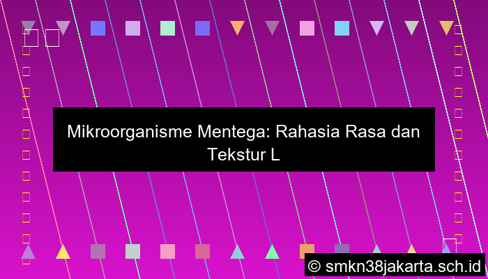 Mikroorganisme Mentega