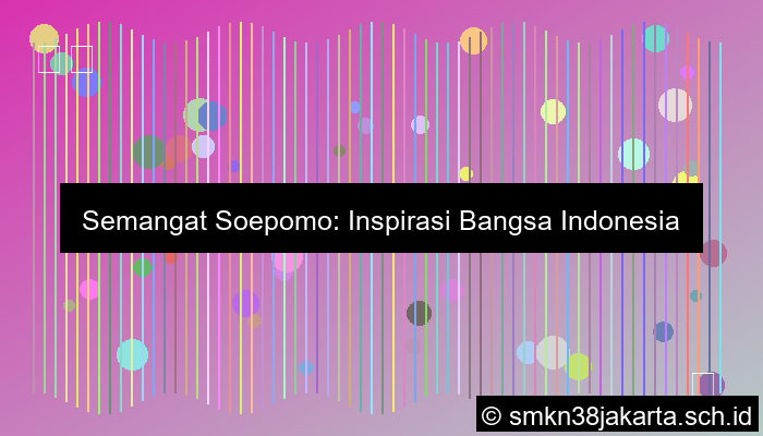 Nilai Semangat Soepomo