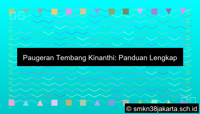 Paugeran Tembang Kinanthi