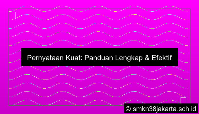 Perhatikan Pernyataan