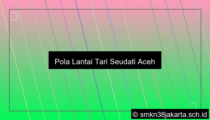 Pola Lantai Tari Seudati