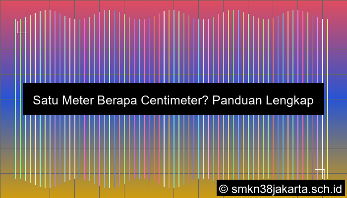 Satu Meter Berapa Centi