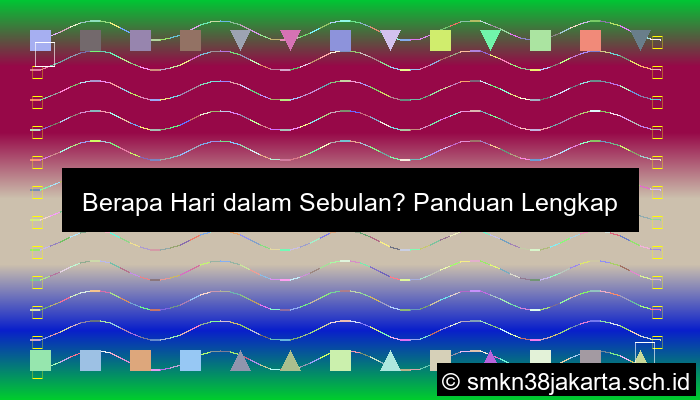Sebulan Berapa Hari