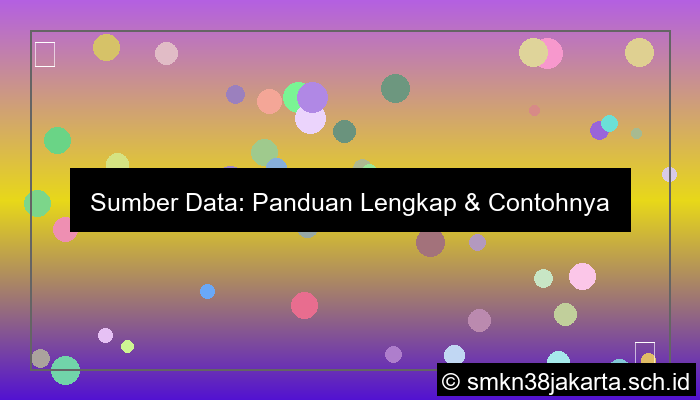 Sebutkan Contoh Sumber Data
