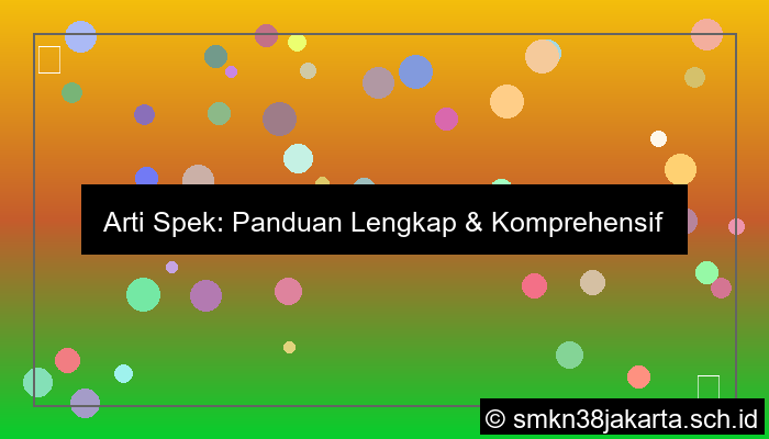 Spek Artinya