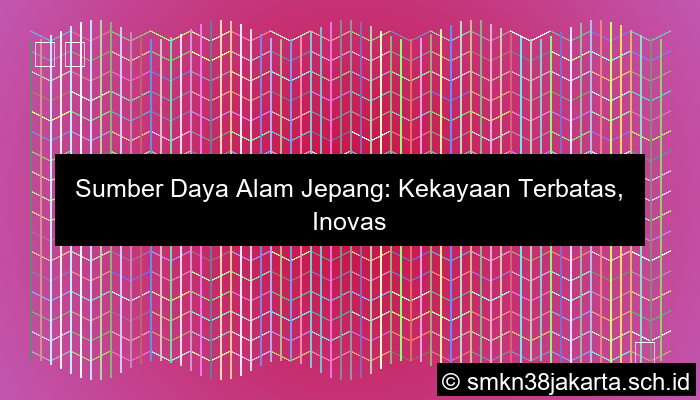 Sumber Daya Alam Jepang