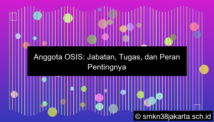 anggota osis apa saja