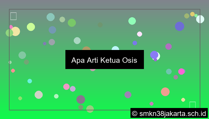 grafik apa arti ketua osis