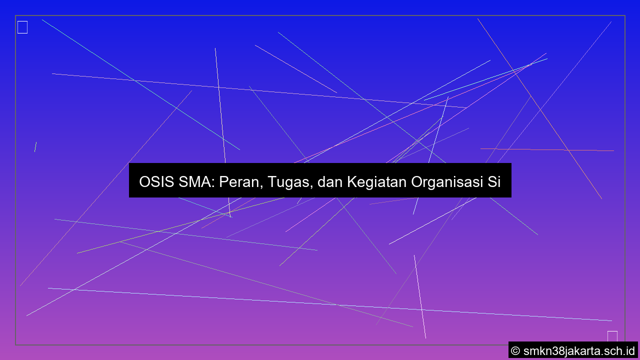 desain apa yang dilakukan osis