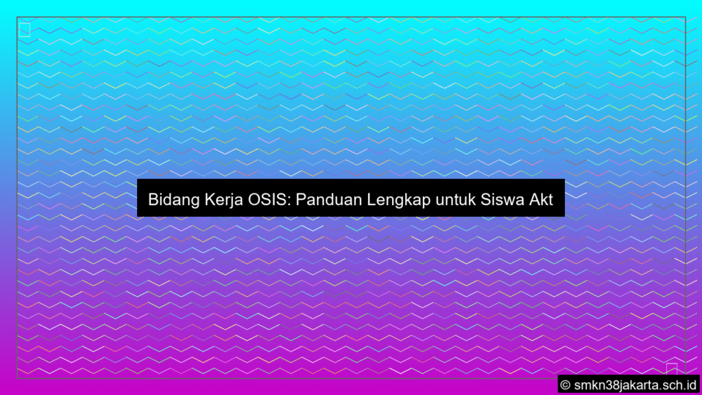 bidang yang ada di osis
