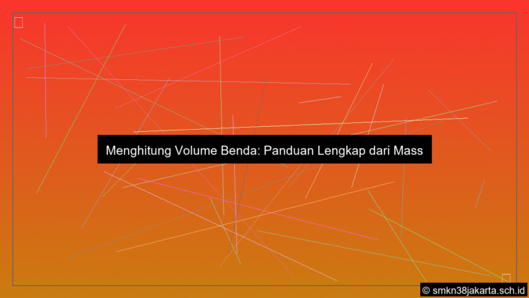 desain Cara menghitung volume benda dari massa jenis