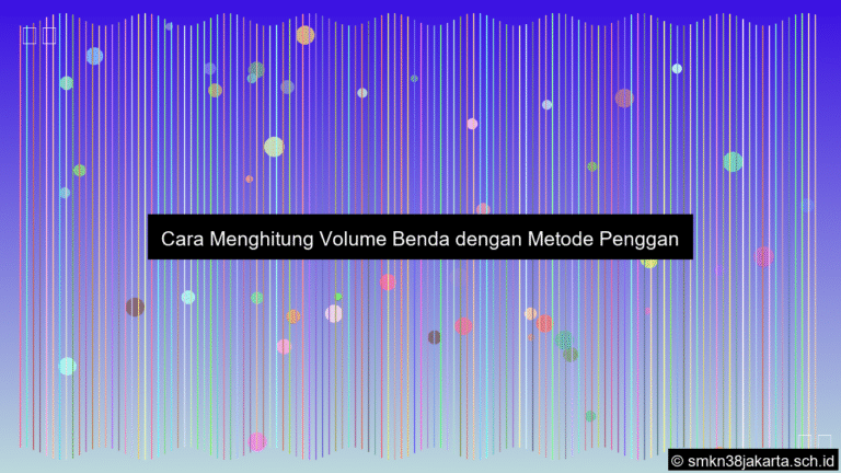 desain Cara menghitung volume benda dengan air