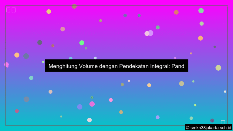 Cara menghitung volume dengan pendekatan integral