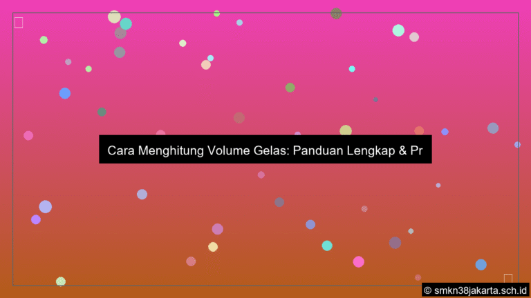 ilustrasi Cara menghitung volume gelas