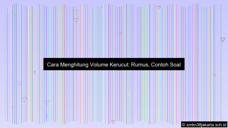 desain Cara menghitung volume kerucut