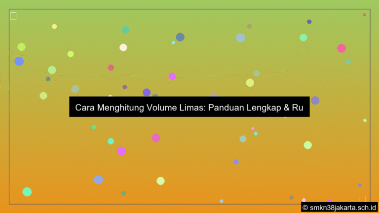 visual Cara menghitung volume limas