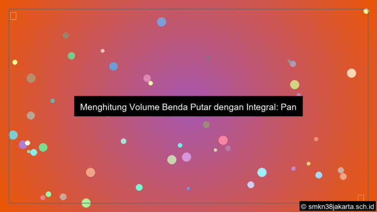 Cara menghitung volume menggunakan integral