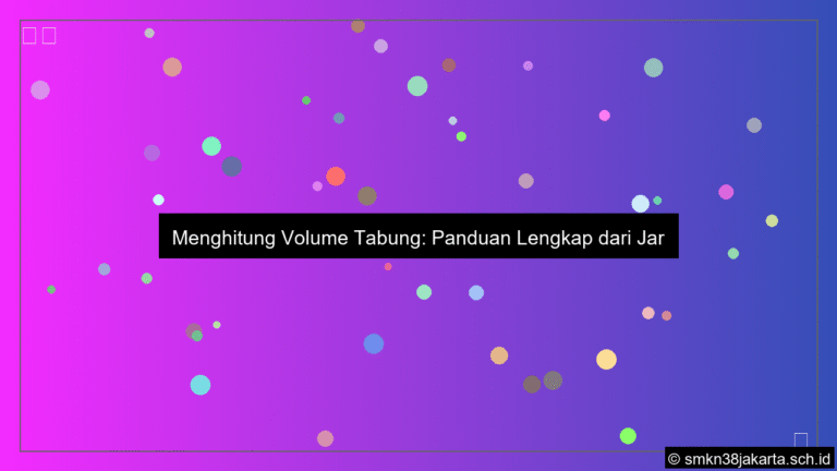 Cara menghitung volume tabung dari jarijari