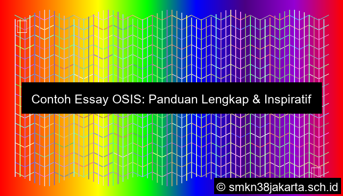 contoh essay osis