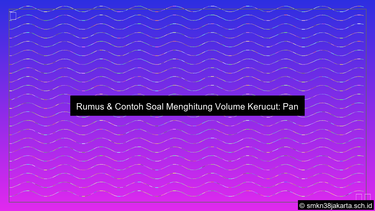 grafik Contoh soal menghitung volume kerucut