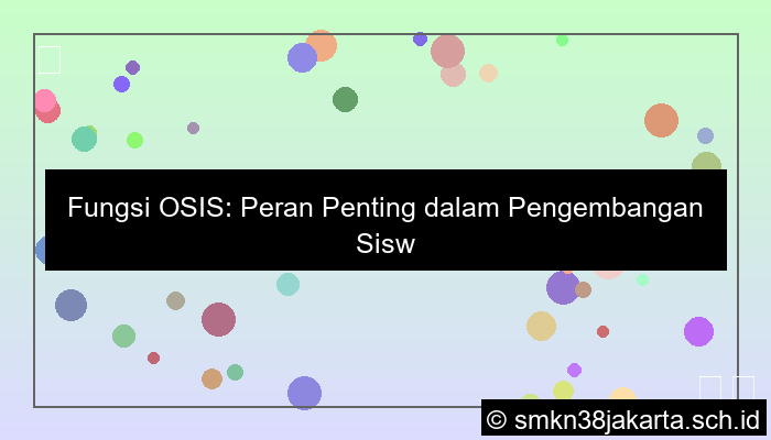 fungsi osis