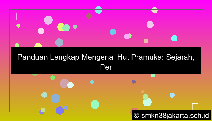 hut pramuka